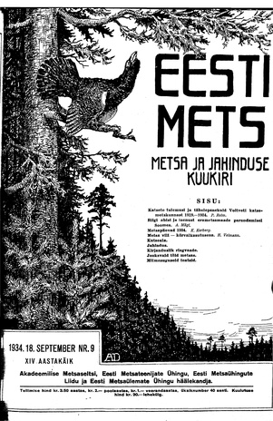 Eesti Mets ; 9 1934