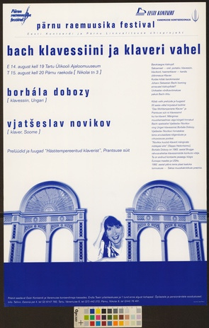 Bach klavessiini ja klaveri vahel : Borbála Dobozy, Vjatšeslav Novikov 