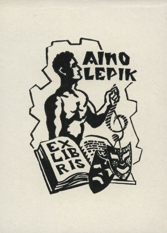 Aino Lepik ex libris 