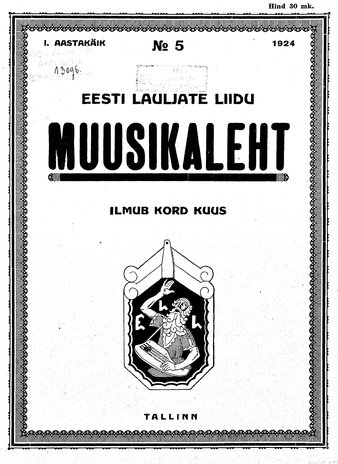 Muusikaleht ; 5 1924