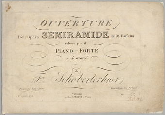 Ouverture dell' opera Semiramide del Mo Rossini