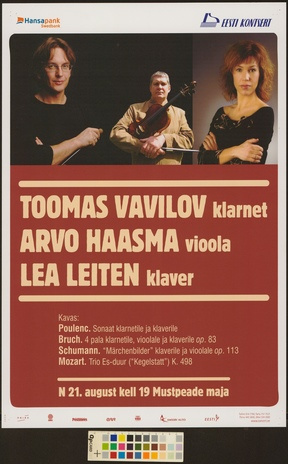 Toomas Vavilov, Arvo Haasma, Lea Leiten
