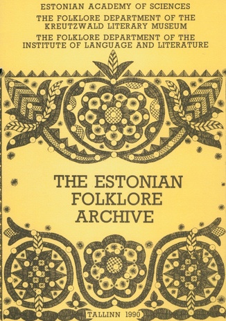 The Estonian folklore archive 