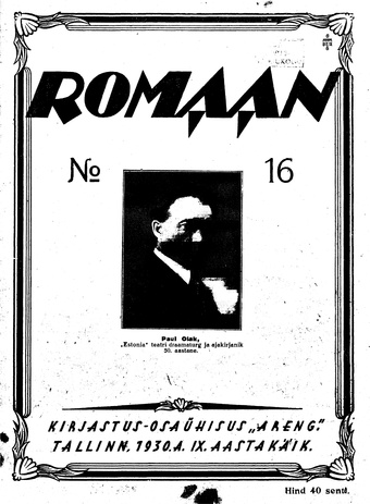 Romaan ; 16 (202) 1930-08