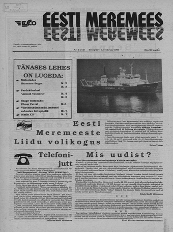 Eesti Meremees ; 2 1991