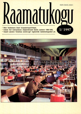 Raamatukogu ; 1 1997