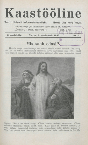 Kaastööline : Tartu Ühisabi Informatsioonileht ; 2 1937-02-06