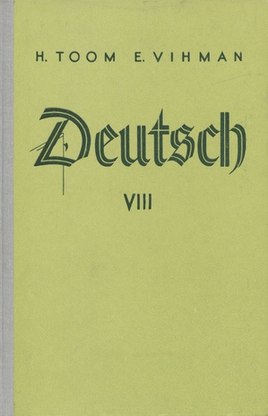 Deutsch : VIII 