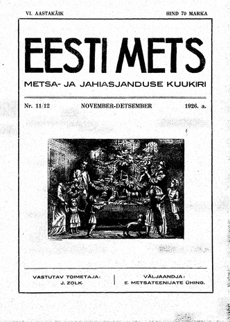 Eesti Mets ; 11/12 1926