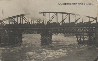 E. V. Raudteesilla avamine Narvas 12.12.1923