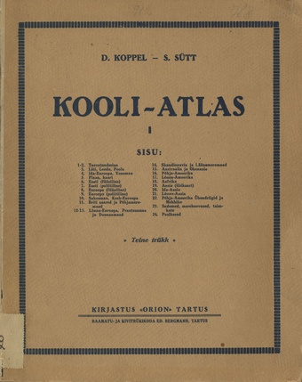 Kooli-atlas. I