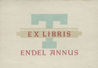 Ex libris Endel Annus 