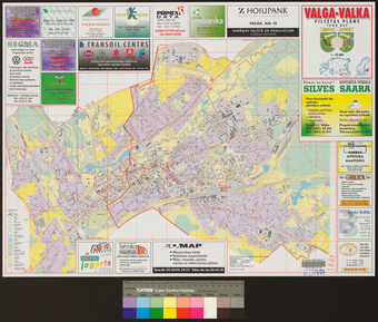 Valga-Valka : pilsētas plāns = Town map 