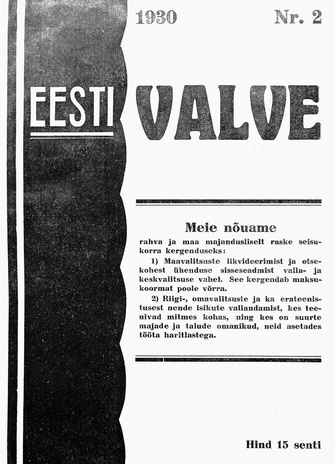 Eesti Valve ; 2 1930-05-14