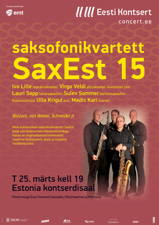 Saksofonikvartett SaxEst 15 