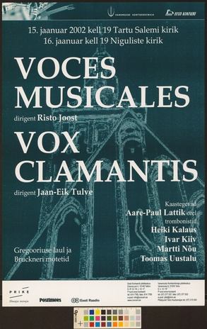 Voces Musicales, Vox Clamantis
