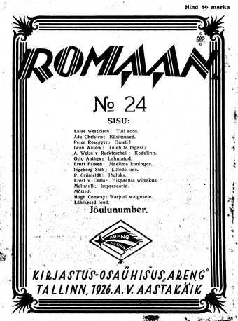 Romaan ; 24 (114) 1926-12