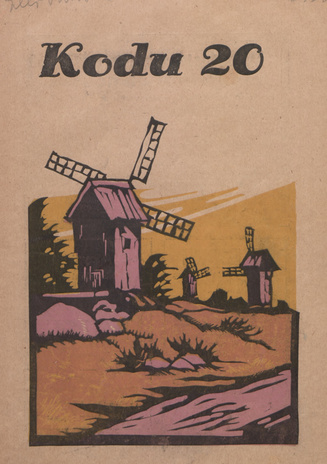 Kodu : perekondlik kirjanduse, teaduse ja kunsti ajakiri ; 20 1930-10