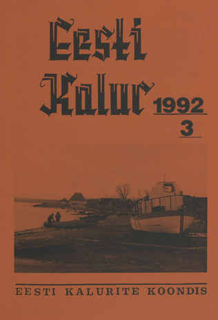 Eesti Kalur ; 3 1992 suvi