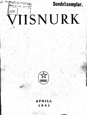 Viisnurk ; 4 1941-04