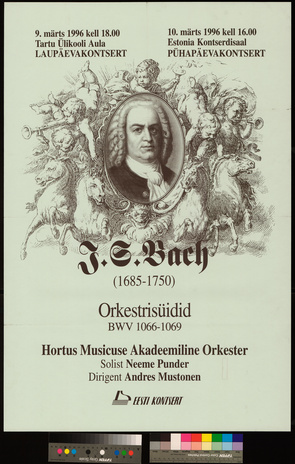 J. S. Bach : orkestrisüidid : Hortus Musicuse akadeemiline orkester 
