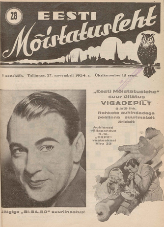 Eesti Mõistatusleht ; 28 1934-11-27