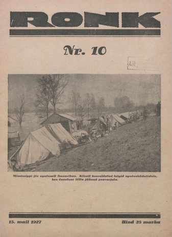 Ronk : perekonna ajakiri ; 10 (166) 1927-05-15