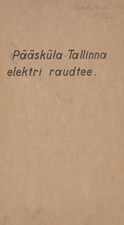 Pääsküla-Tallinna elektri raudtee