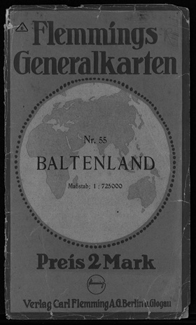 Generalkarte des Baltenlandes (Estland, Kurland, Livland)