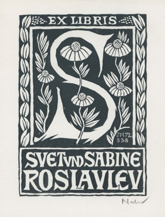 Ex libris Svet und Sabine Roslavlev 