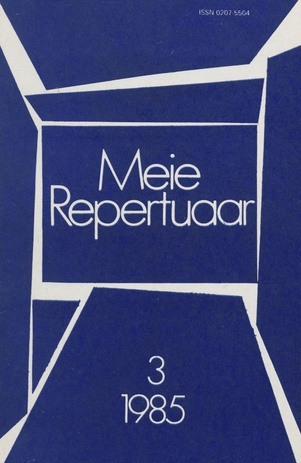 Meie repertuaar : Eesti NSV Rahvaloomingu ja Kultuuritöö Teadusliku Metoodikakeskuse väljaanne ; 3 1985-03