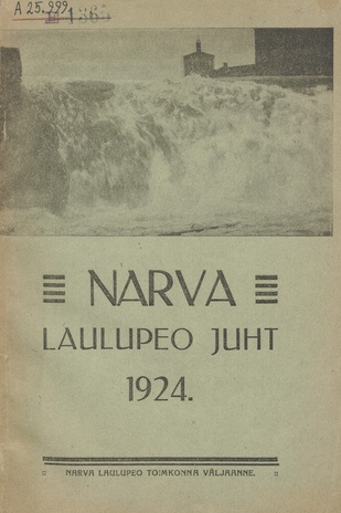 Narva laulupeo juht 1924