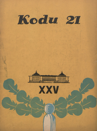 Kodu : perekondlik kirjanduse, teaduse ja kunsti ajakiri ; 21 1938-11-04