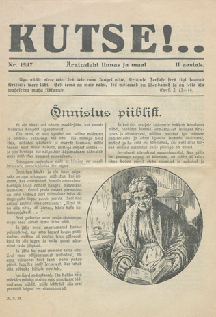 Kutse! : äratusleht linnas ja maal ; 15-17 1935-09-20