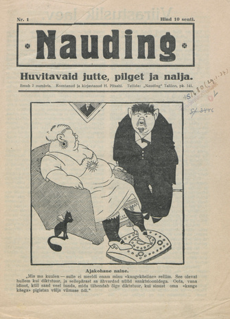 Nauding : huvitavaid jutte, pilget ja nalja ; 1 1936