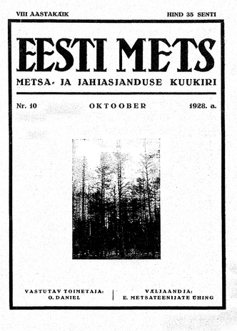 Eesti Mets ; 10 1928
