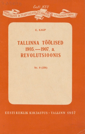 Tallinna töölised 1905.-1907. a. revolutsioonis