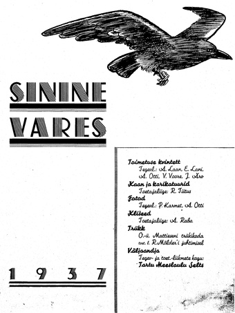 Sinine Vares ; 1937