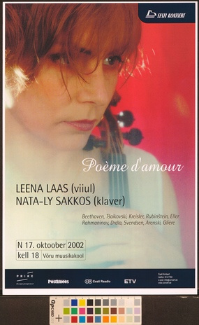 Poème d'amour : Leena Laas, Nata-Ly Sakkos 