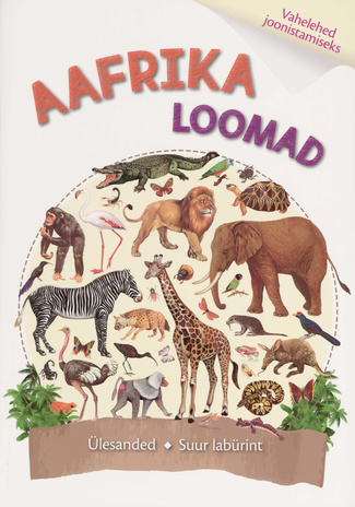Aafrika loomad. Raamat kiledega 