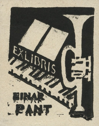 Ex libris Einar Pant 