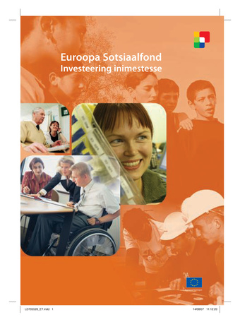 Euroopa Sotsiaalfond: investeering inimestesse