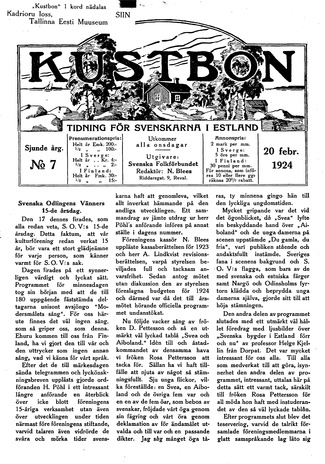 Kustbon ; 7 1924