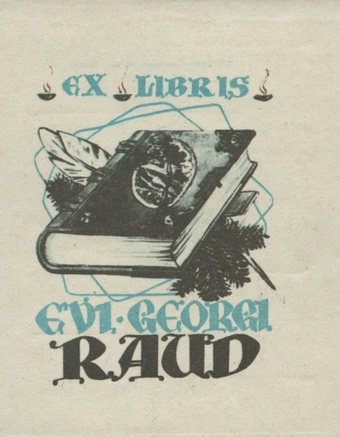 Ex libris Evi Georgi Raud 