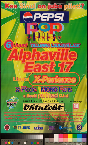 Pepsi Pop Express : Alphaville East 17