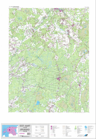 Eesti kaart 1:50000. O-35-38, Järvakandi