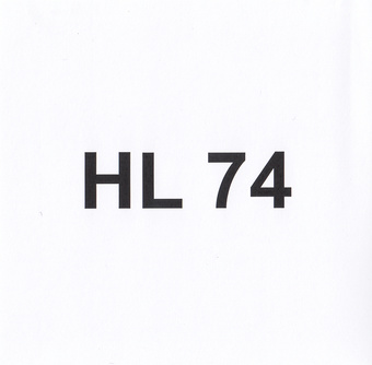 HL 74 : Eesti Muusikafondi heliarhiiv