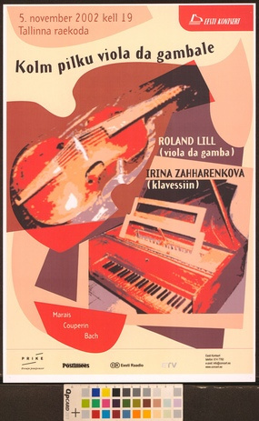 Kolm pilku viola da gambale : Roland Lill, Irina Zahharenkova 
