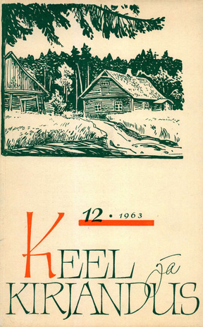 Keel ja Kirjandus ; 12 1963-12