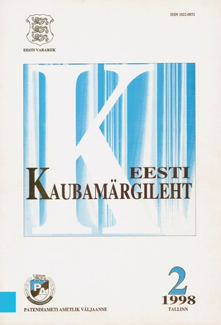 Eesti Kaubamärgileht ; 2 1998-02